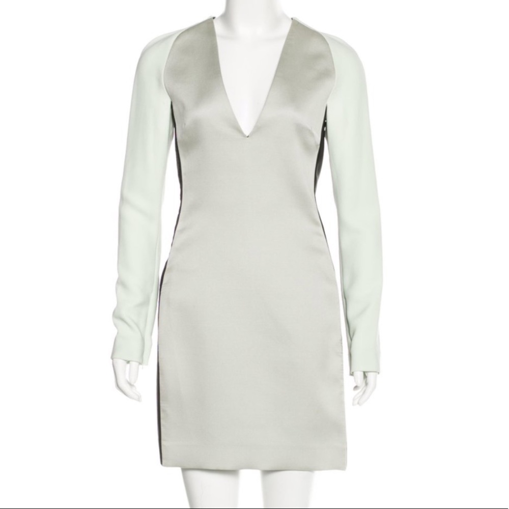 SOLD ANTONIO BERARDI Colorblock Mini Dress